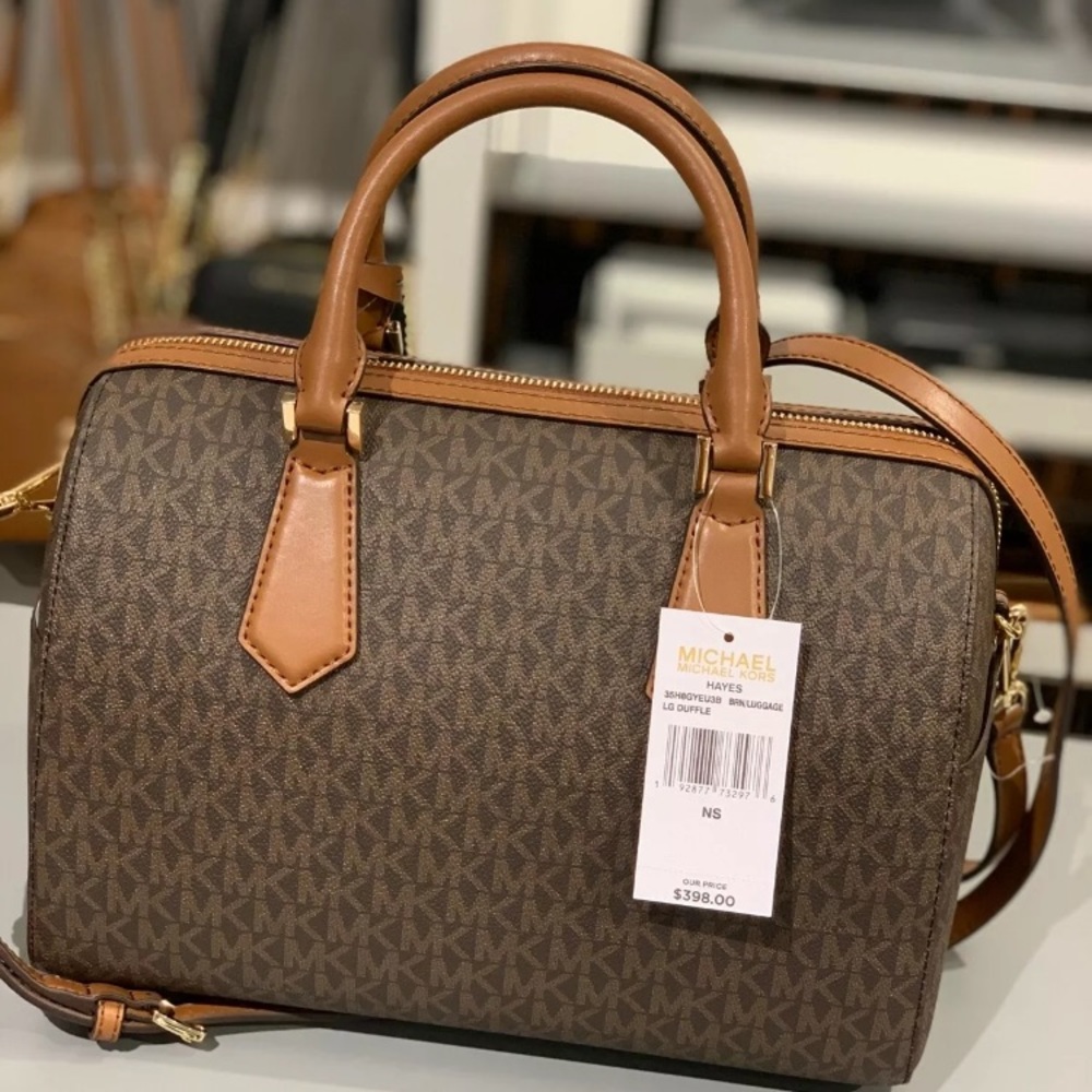 Michael kors Hayes Large duffle bag brown/Acorn - Picture 4 of 6